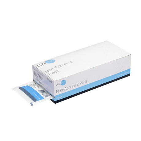 Image of Dynarex Non-Adherent Pad, 3" x 8" Large, Sterile