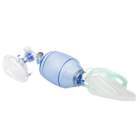 Image of Dynarex Resp-O2 Manual Pulmonary Resuscitator with Mask, Reservoir Bag and Oxygen Tubing, Adult