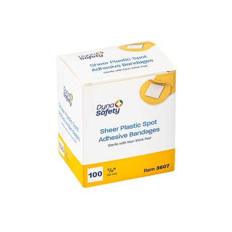 Image of Dynarex Sheer Spot Adhesive Bandages, Sterile 7/8"
