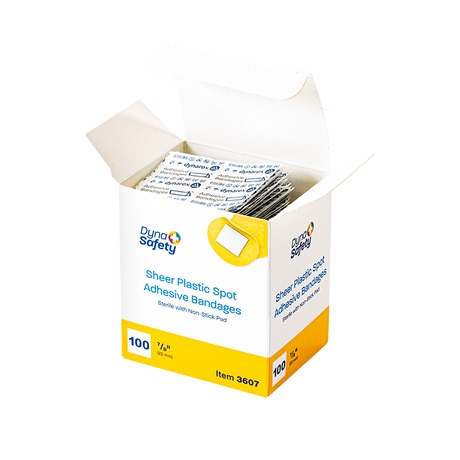 Image of Dynarex Sheer Spot Adhesive Bandages, Sterile 7/8"
