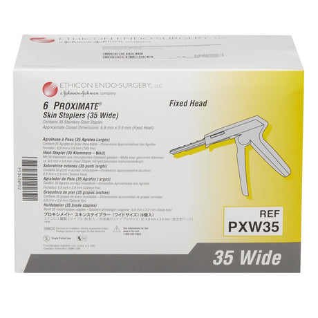 Image of Ethicon PXW35 PROXIMATE® Disposable Skin Stapler, Fixed Head, 35 Wide Staples, Sterile