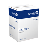 Dynarex Bed Pan - Stackable, 1 qt., Mauve