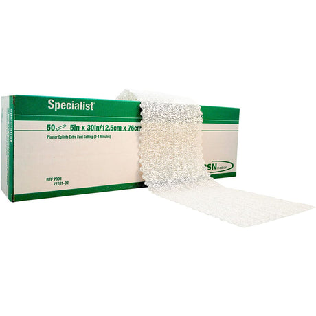 Image of Plaster Splint Specialist® 5" x 30" Plaster of Paris Splint – White