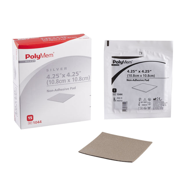 Image of Polymem Silver 4.25" x 4.25" Non-Adhesive PolyMeric Membrane Dressing