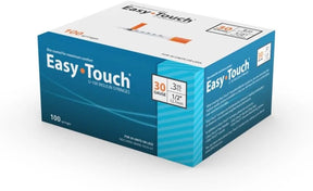 Image of EasyTouch Insulin Syringe 30G x 1/2, 0.3 mL (100 count)
