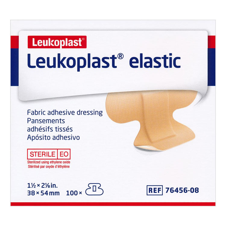 Image of Leukoplast Elastic Flexible Fabric First Aid Dressings (Formerly Coverlet)