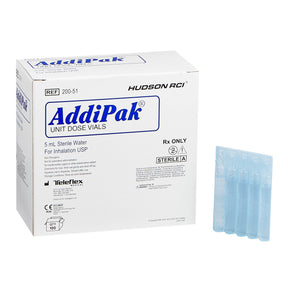 Image of Addipak® Unit Dose Sterile Water For Inhalation (Blue), 5mL