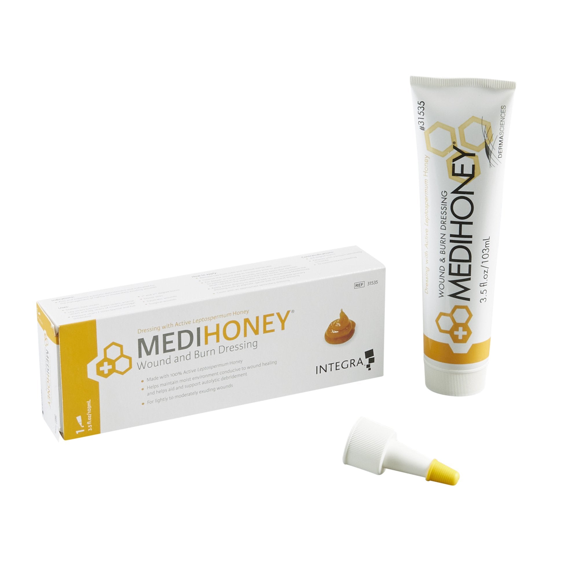 MEDIHONEY Paste 3.5 oz Tube - Advanced Wound Healing with Manuka