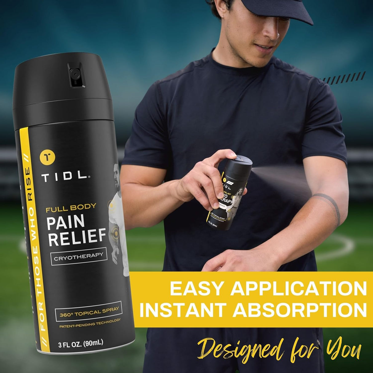 Image of TIDL Pain Relief Max Strength Cryotherapy Spray – 3 oz.