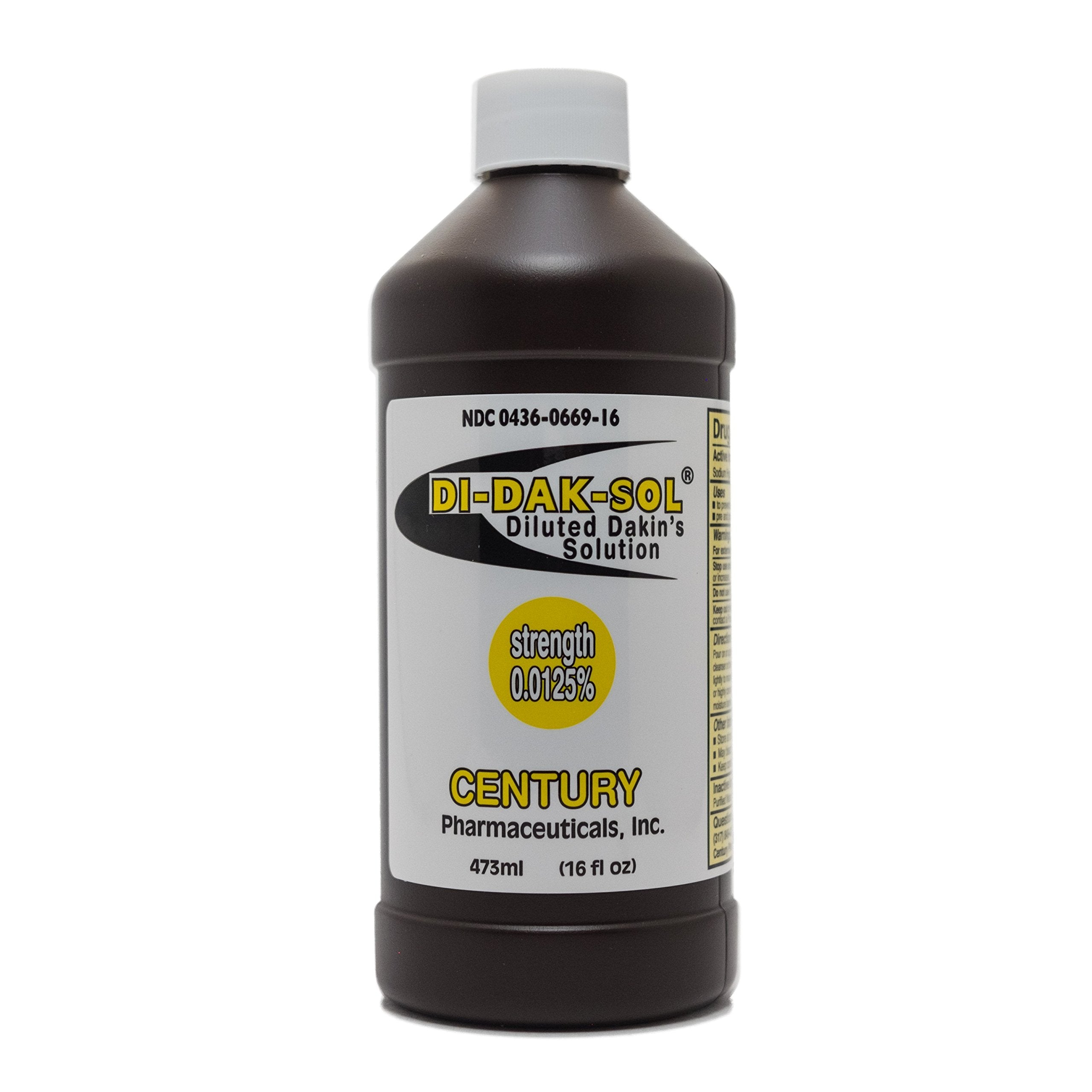 Di-Dak-Sol Diluted Dakin's Solution 16 oz. Bottle - Effective