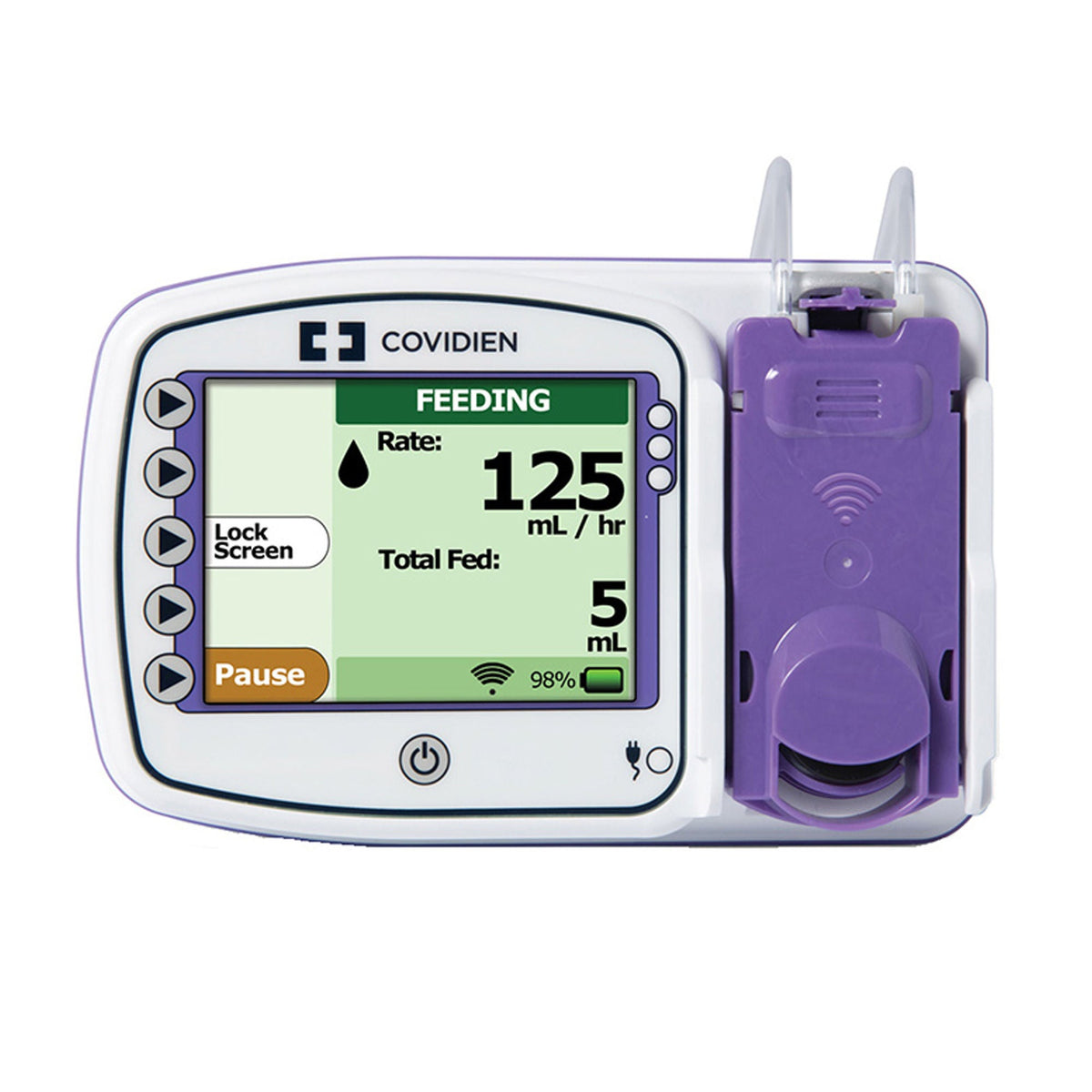 Image of Kangaroo™ Connect Enteral Feeding Pump with Pole Clamp and Power Adapter