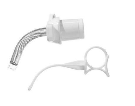 Image of TRACOE Silcosoft Trach Tube 3.5 X 40mm, proximally longer, Uncuffed, Silicone