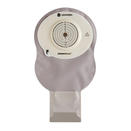 Image of Convatec Esteem Body Soft Convex 7.0mm Depth Cut-To-Fit One-Piece Drainable Pouch with Durahesive Skin Barrier