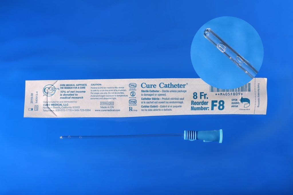 Image of Cure Catheter, Uncoated, Straight Tip, Female 6"