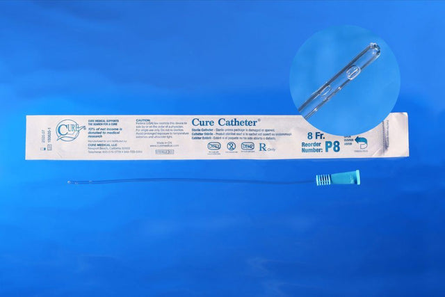 Image of Cure Catheter, Uncoated, Straight Tip, Pediatric, 10"