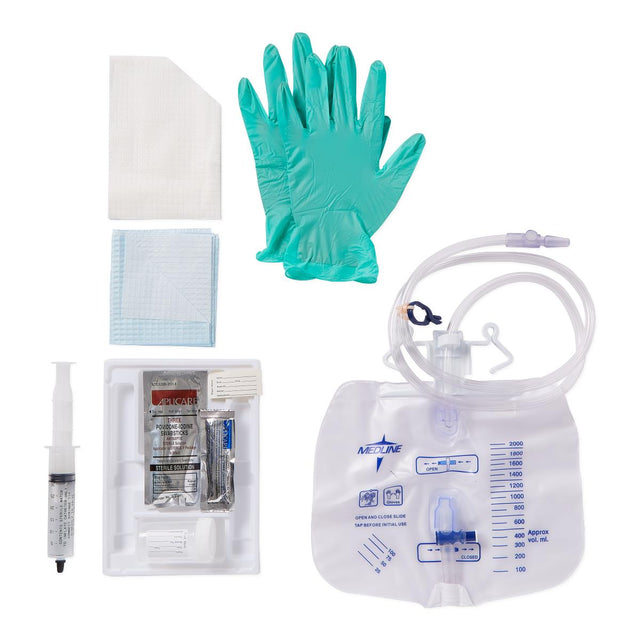 Image of Add-A-Cath 2-Layer Foley Catheter Tray with Antireflux Tower Drain Bag, 30 mL