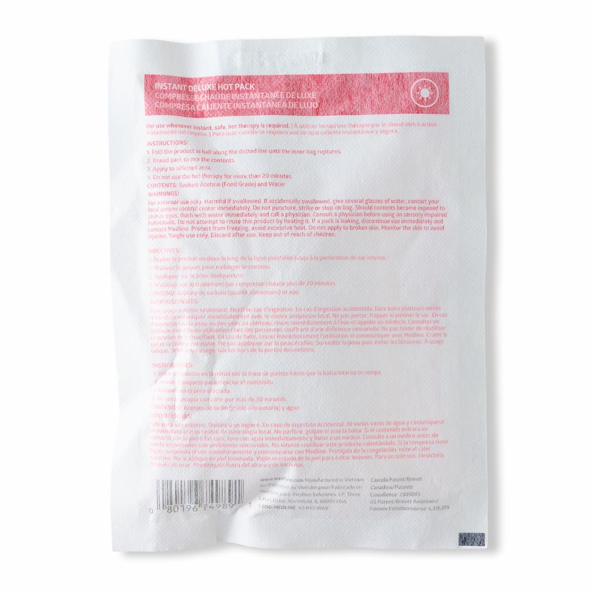 Image of Accu-Therm Deluxe Nonwoven Instant Hot Pack 6" x 8"