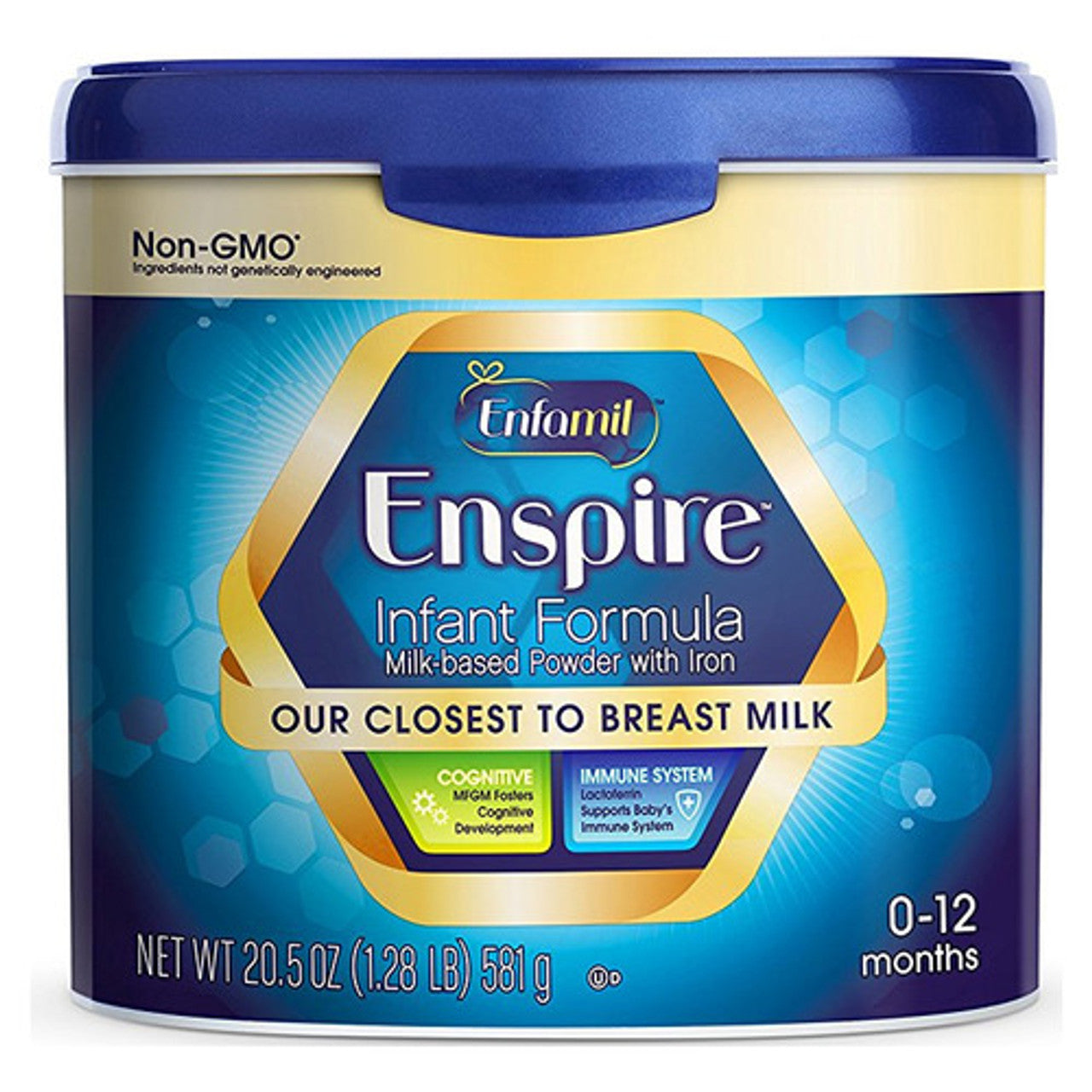 Image of Enfamil Enspire Non-GMO Powder, 20.50 oz Tub