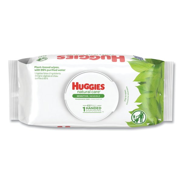 Huggies® Natural Care® Baby Wipes, Fragrance-Free, 6-5/7