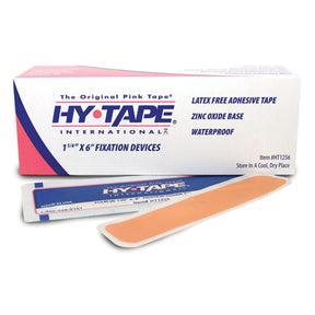Image of Hy-Tape, 4 strips of 1.25" W x 6" L per pack, 25 per box