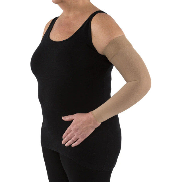 Image of JOBST Bella Strong Compression Arm Sleeve, 30-40, Long, Size 7, Natural