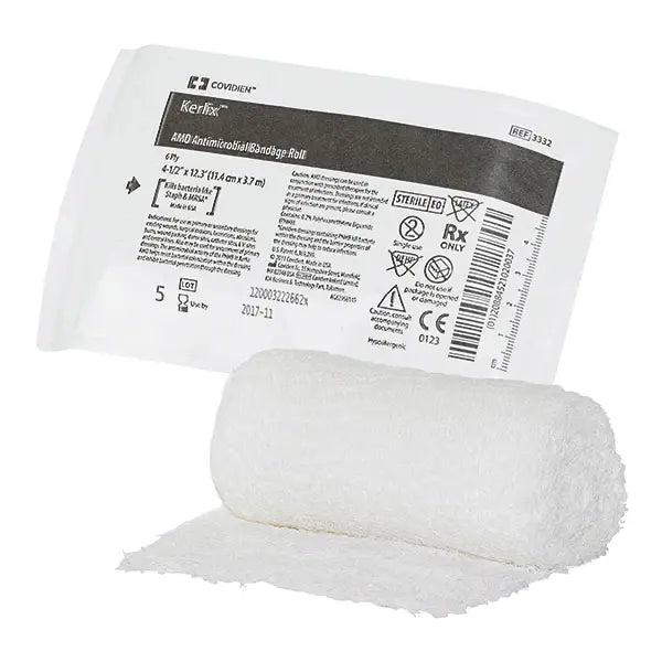 Image of Kerlix AMD Antimicrobial Gauze Bandage Roll 4-1/2" x 4 yds.