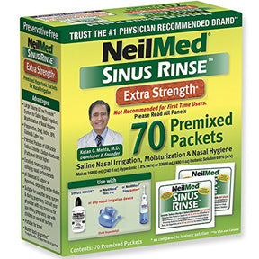 Image of NeilMed Sinus Rinse Hypertonic Premixed Refill Packets, 70 ct
