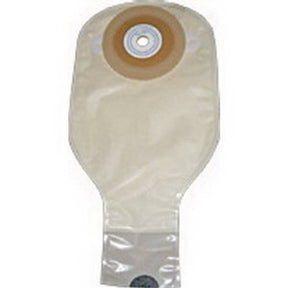 Image of 1-Piece Post-Op Urinary Pouch, Precut 2-1/2" Flat, 30 oz. (14"), 4-3/4" Adhesive Foam Pad