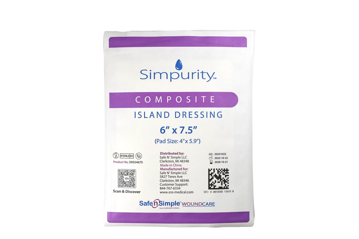 Simpurity Composite Island Dressings