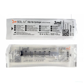Image of Sol-M 3ml Slip Tip Syringe Without Needle