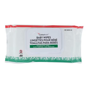 Image of Cardinal Health™ Baby Wipes, Fragrance Free (80 per tub)