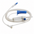 Image of TrueCare IV Administration Set, DEHP-Free, 1 Y-Site, 15 Micron Filter in Drip Chamber, Swivel Luer Lock, 92" Length
