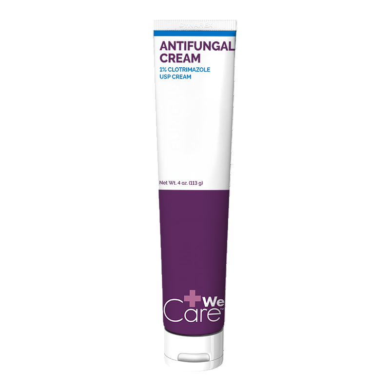 Front view of Dynarex Antifungal 1% Clotrimazole USP Cream, 4 oz. tube – SKU 1233.