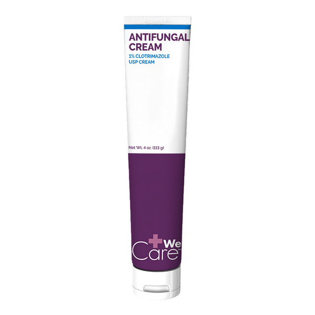 Front view of Dynarex Antifungal 1% Clotrimazole USP Cream, 4 oz. tube – SKU 1233.