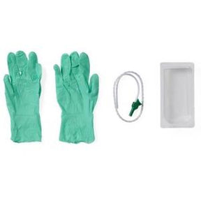 Image of Suction Catheter Kit 14Fr with Contro-vac Valve, Pair of Vinyl Gloves, Coiled Whistle Tip, Sterile, Latex-free