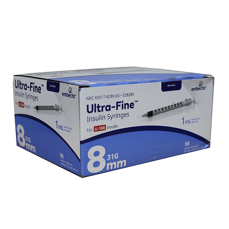 Image of BD Insulin Syringe Ultra-Fine™ II Needle, U-100