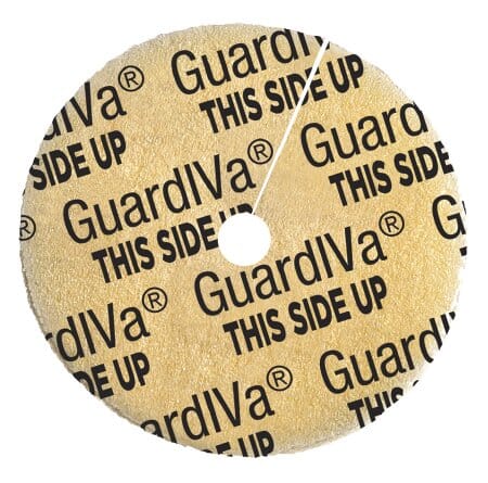 Image of GuardIVa® CHG Antimicrobial Hemostatic Dressing Disc Sponge 1 Inch Disk with 4.0 mm Hole Diameter