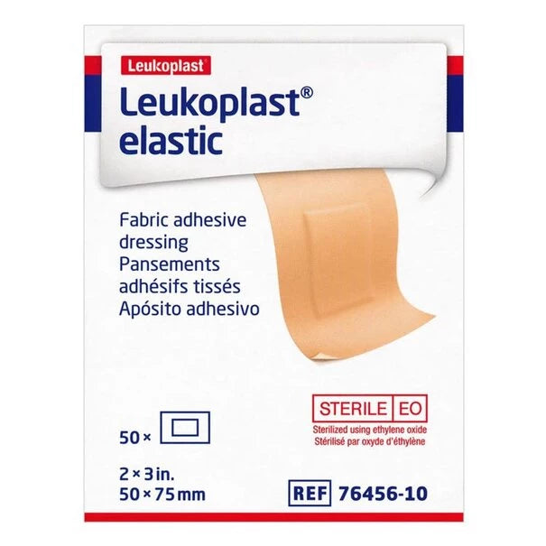 Image of Leukoplast Elastic Flexible Fabric First Aid Dressings (Formerly Coverlet)