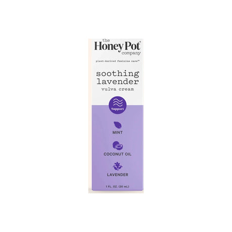 Image of The Honey Pot Company Herbal Lavender Vulva Cream, 1 oz