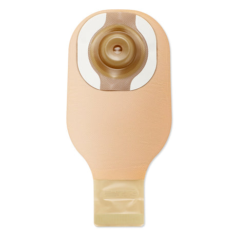Image of CeraPlus Soft Convex One-Piece Drainable Ostomy Pouching System, Lock 'n Roll Microseal Closure, Filter, Adhesive Border, Transparent, Cut-to-fit up to 1-1/2" Opening
