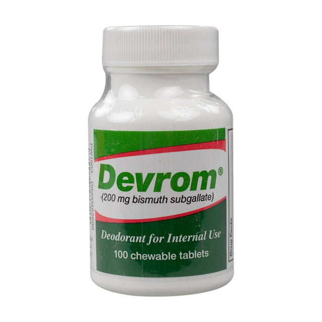 Devrom Devrom® Chewable Tablets 100 Count | Internal Deodorant – Save Rite Medical