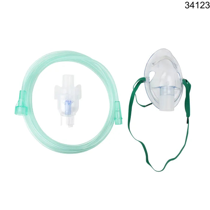 Image of Small Volume Nebulizer Cup w/ 7' Tubing and Aerosol Elongated Mask, Pediatric