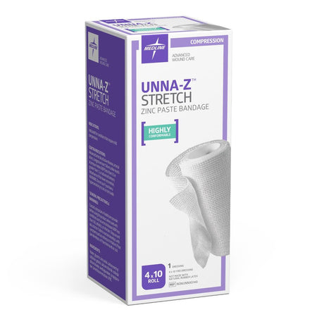 Image of Unna-Z Zinc Oxide Paste Stretch Elastic Bandage, 4" x 10 yd.