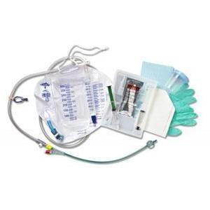 100% Silicone Closed System Foley Catheter Tray 16 Fr 10 cc – Save Rite ...