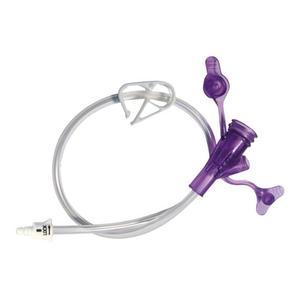 Image of 12" Sterile Purple Dual ENFit Y-Port Feeding Set