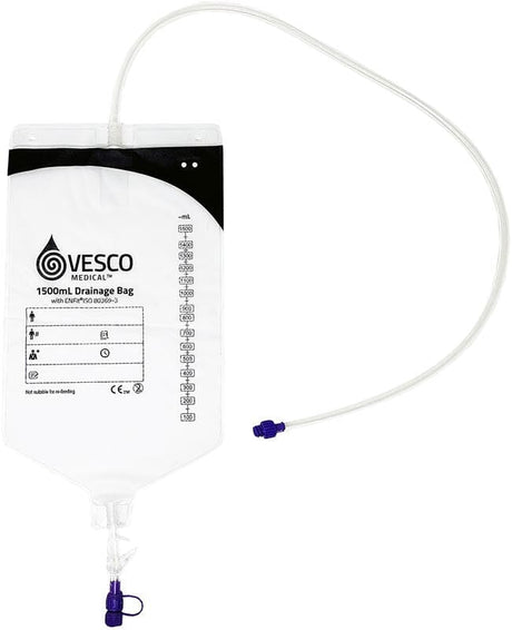 Image of 1500mL ENFit Compatible Drainage Bag, with 30" Tubing