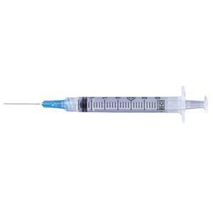 Image of 25G x 5/8" 3 mL Syringe with Detachable Needle