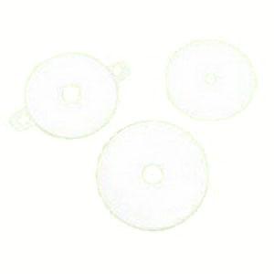 Image of 3" Round Hypalon Soft White Face Plate 1-1/8" Flat