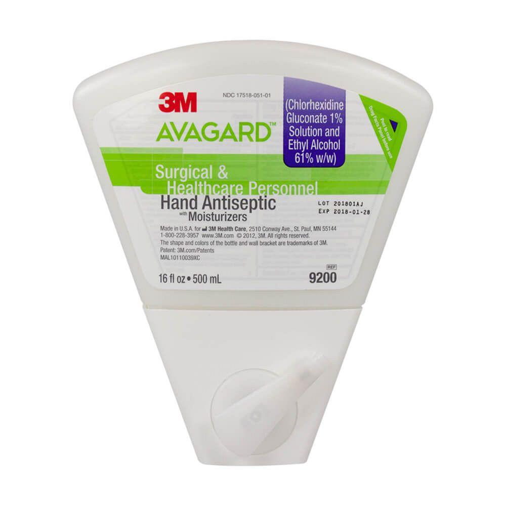 Image of 3M Avagard™ Surgical and Healthcare Personnel Hand Antiseptic with Moisturizers, 16 oz