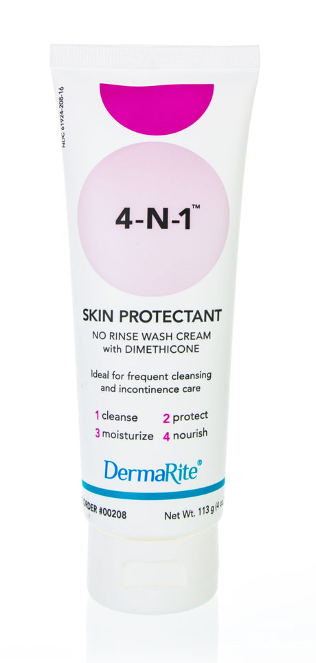 Image of 4-1 Wash Cream No Rinse Skin Protectant Wash Cream, 4 oz